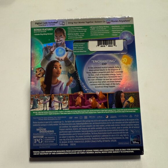 Disney Wish (Blu-Ray + Dvd + Digital) - Picture 2 of 4